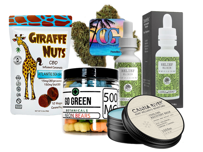 pure natural cbd infused products